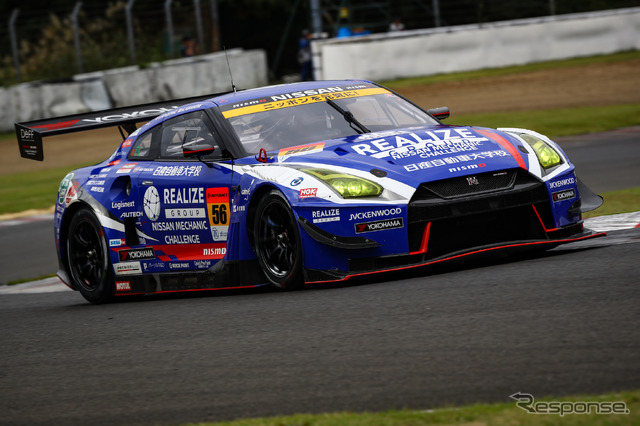 GT300クラス予選4位の#56 GT-R。