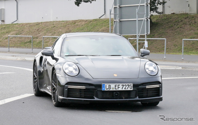 ポルシェ 911ターボ S 開発車両（スクープ 写真）