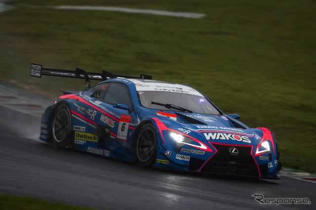 決勝6位の#6 LC500(ポイントリーダー)。