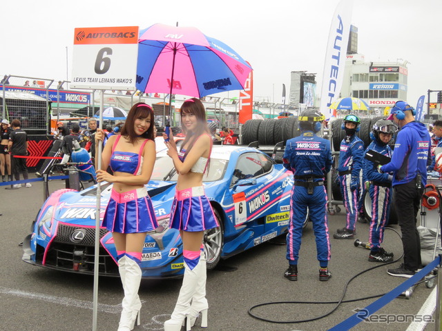 決勝6位の#6 LC500(ポイントリーダー)。
