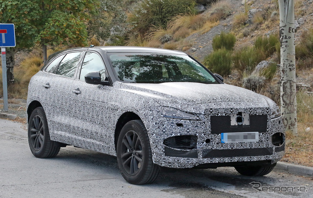 ジャガー F-PACE 改良新型プロトタイプ スクープ写真