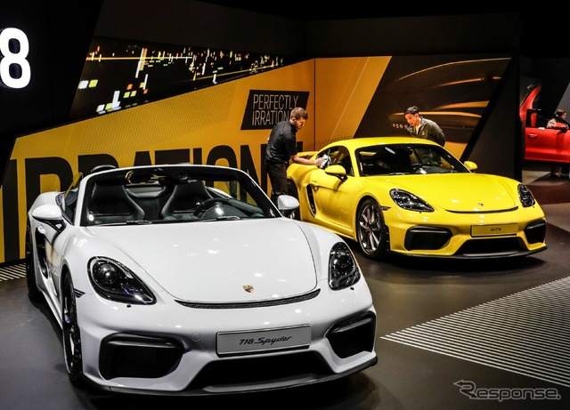 ポルシェ 718 スパイダー と 718 ケイマン GT4(フランクフルトモーターショー2019)
