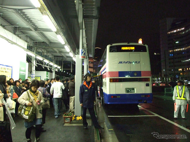 東京発大阪行---最後の寝台急行 銀河 と盛況の夜行バス
