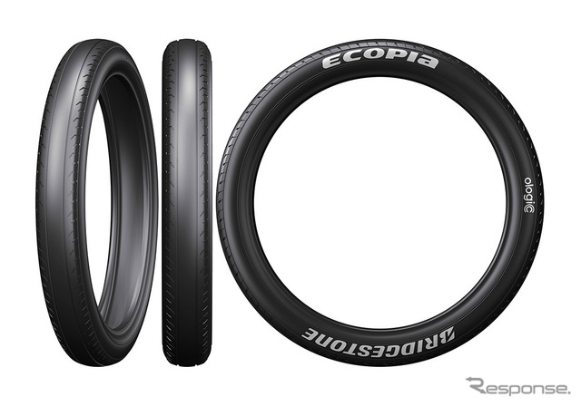 ソーラーカー用タイヤとして供給する「ECOPIA with ologic」