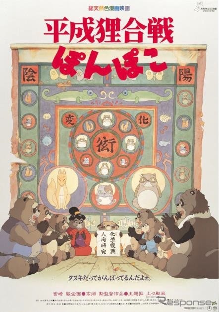 『平成狸合戦ぽんぽこ』(1994年公開、原作・監督・脚本:高畑勲)