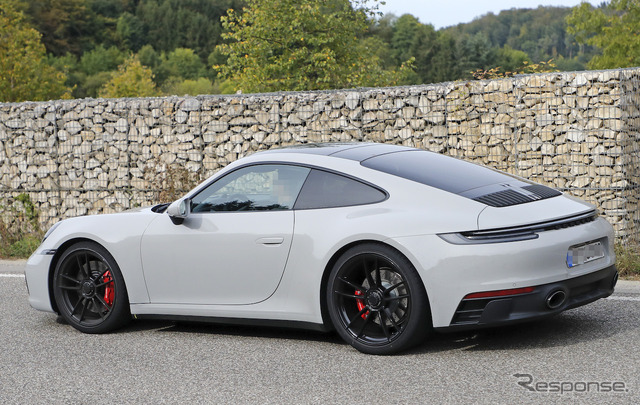 ポルシェ 911 GTS 開発車両(スクープ写真)