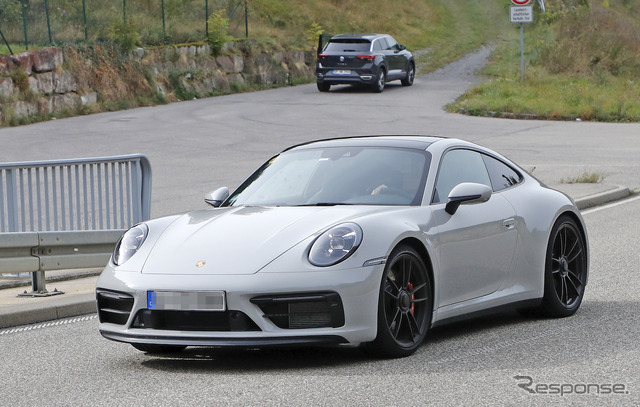 ポルシェ 911 GTS 開発車両（スクープ写真）