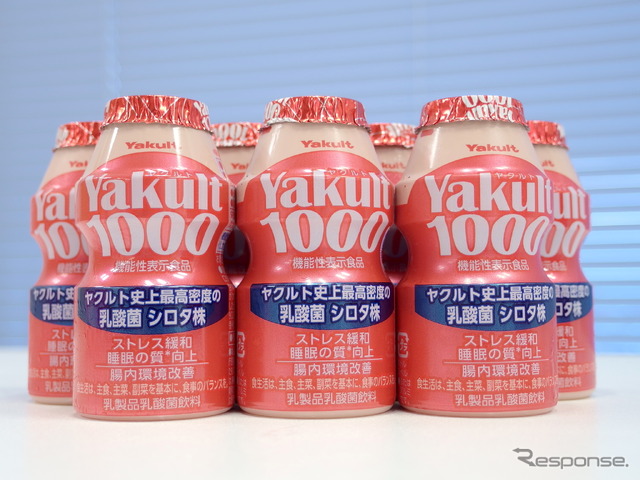 ヤクルト1000。容量が従来の80mlから100mlになった。