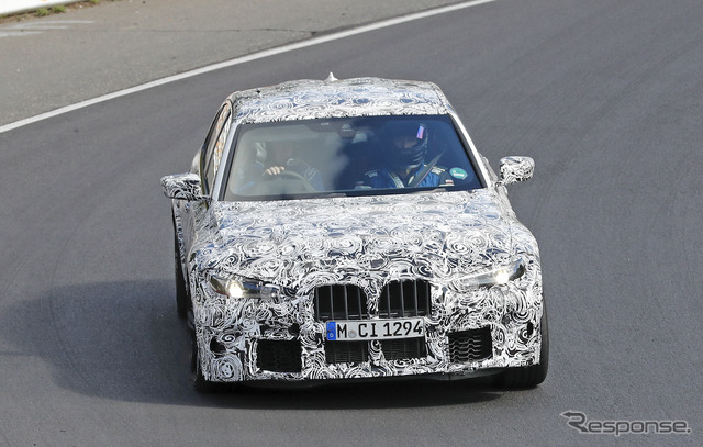 BMW M3セダン 新型プロトタイプ(スクープ写真)