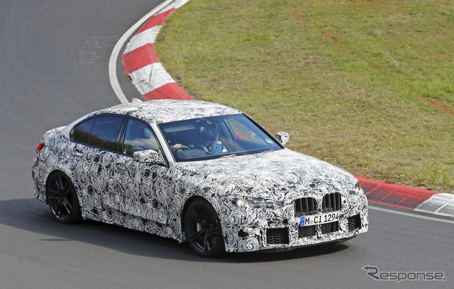 BMW M3セダン 新型プロトタイプ(スクープ写真)