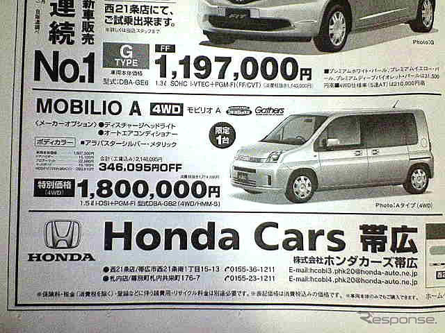 【決算 値引き情報】ミニバンを購入する!! 最大50.3万円引き