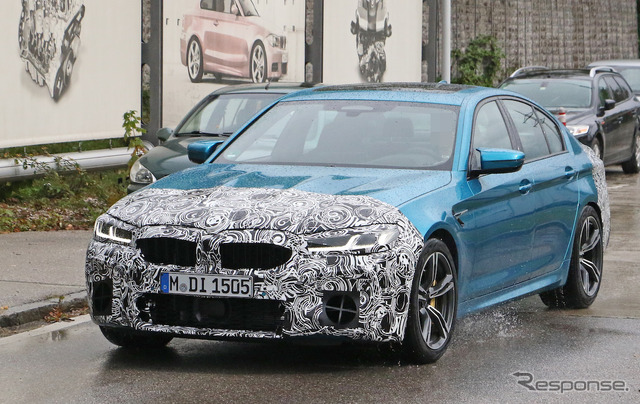 BMW M5セダン 次期型 プロトタイプ(スクープ写真)