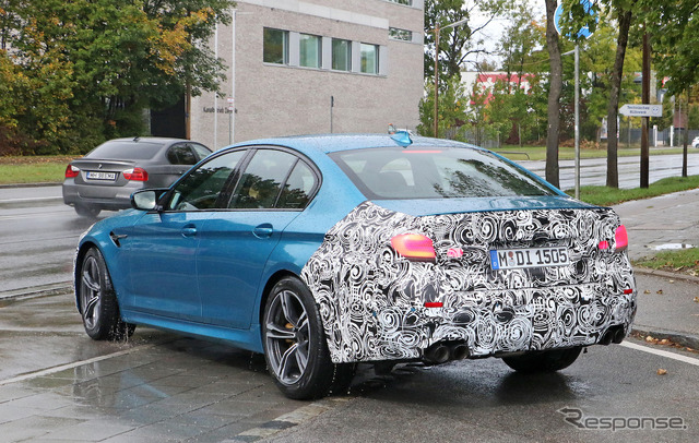 BMW M5セダン 次期型 プロトタイプ(スクープ写真)