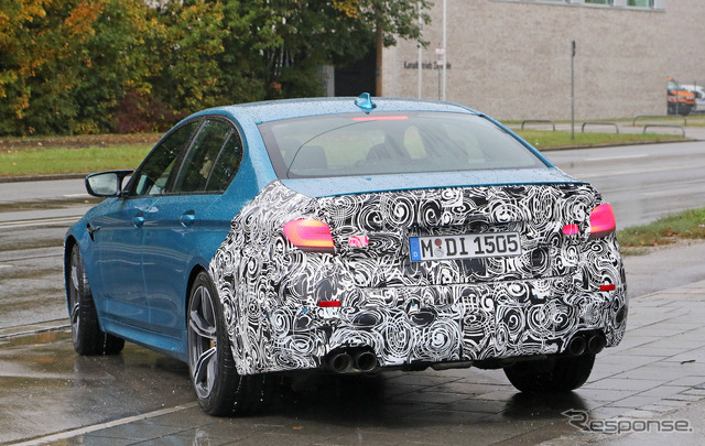 BMW M5セダン 次期型 プロトタイプ(スクープ写真)
