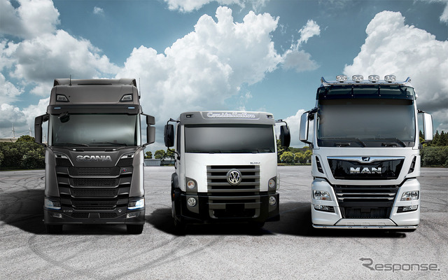 VWトラック&バス「トレイトン」のスカニア、フォルクスワーゲン・トラック・バス、MAN