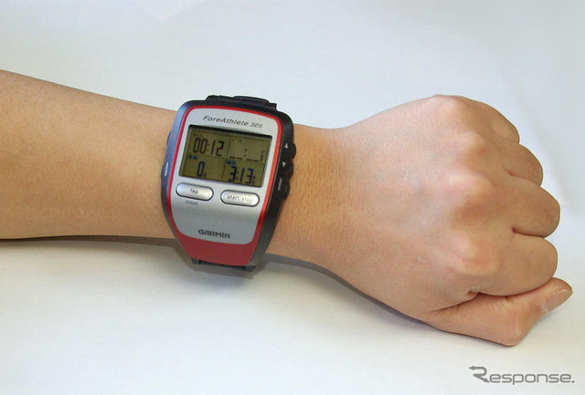 【GARMIN ForeAthlete 305使ってみた (2)】GPS感度は必要十分 バーチャルトレーナーは励みになる