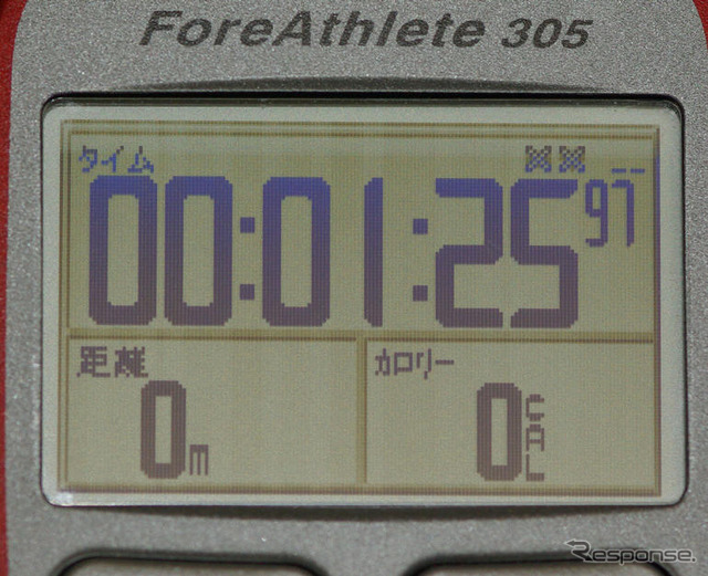 【GARMIN ForeAthlete 305使ってみた (2)】GPS感度は必要十分 バーチャルトレーナーは励みになる