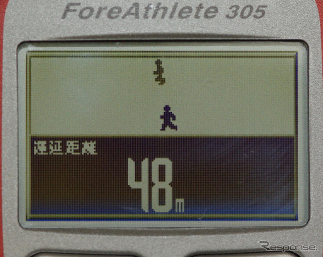 【GARMIN ForeAthlete 305使ってみた (2)】GPS感度は必要十分 バーチャルトレーナーは励みになる