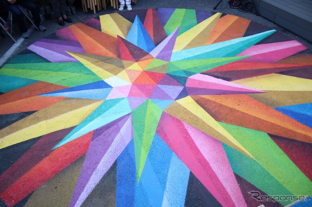 ストリートアートで彩られた空間