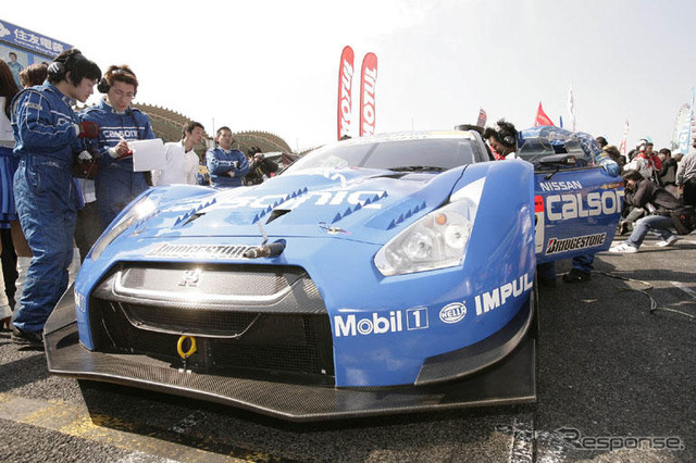 【SUPER GT 第1戦】写真蔵…決勝スタート前グリッド