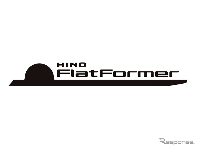 「FlatFormer」のロゴデザインは、「FlatFormer」を横から見たところがモチーフになっている。