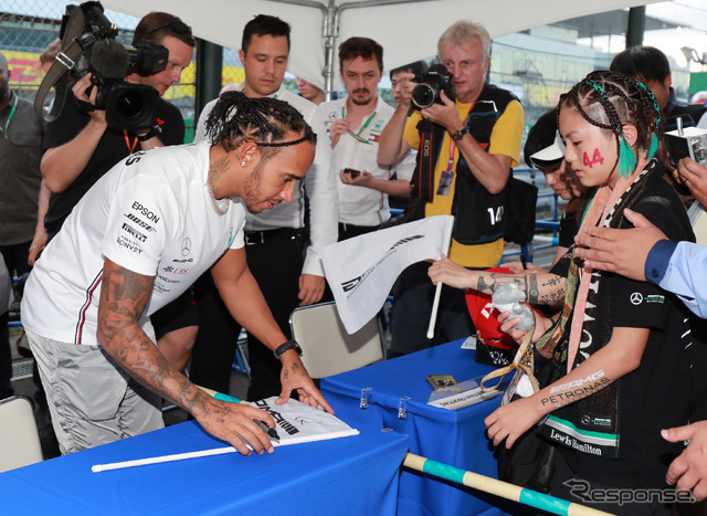 2019年F1日本GP、木曜実施イベントの模様。