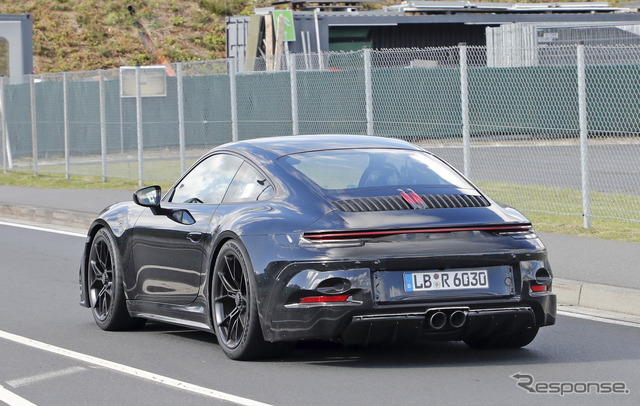 ポルシェ 911 GT3ツーリング 開発車両（スクープ写真）