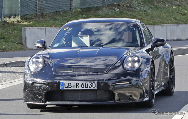 ポルシェ 911 GT3ツーリング 開発車両（スクープ写真）