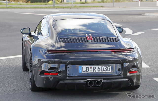 ポルシェ 911 GT3ツーリング 開発車両（スクープ写真）