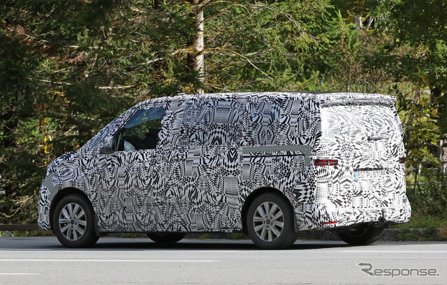 VW T7 開発車両スクープ写真