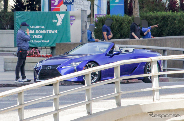 レクサス LC コンバーチブル 市販モデル(スクープ写真)