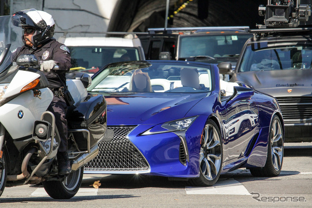 レクサス LC コンバーチブル 市販モデル(スクープ写真)