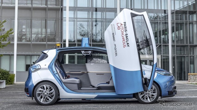 ルノー・ゾエ がベースの自動運転EV