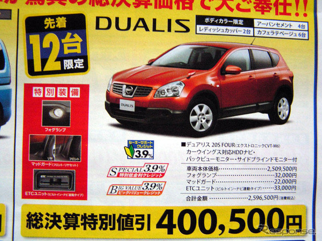 【飛び石連休 値引き情報】SUVやRV 20万、30万、40万円引きぃ