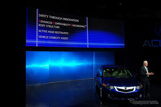 【ニューヨークモーターショー08】アキュラ TSX 新型 ローンチ