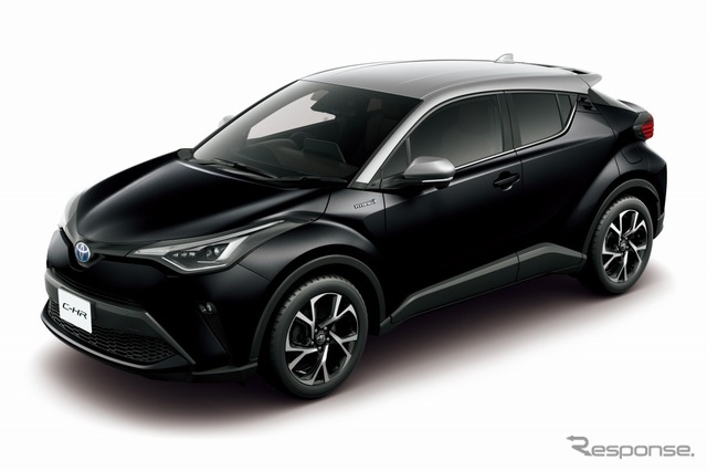 トヨタ C-HR G(メタルストリームメタリック×ブラックマイカ)
