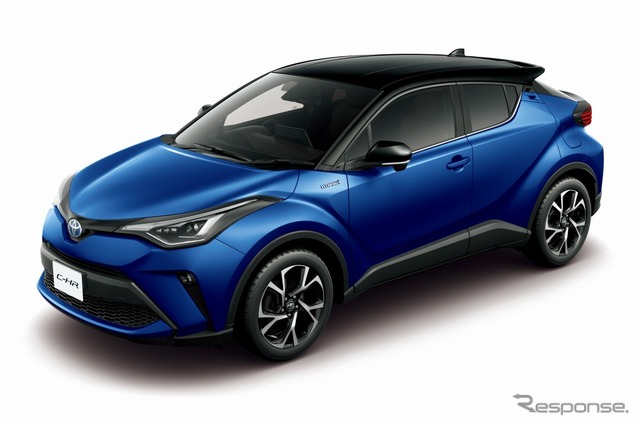 トヨタ C-HR G(ブラック×ネビュラブルーメタリック)