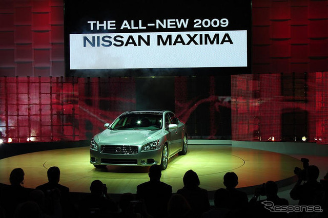 【ニューヨークモーターショー08】日産 マキシマ 新型を発表…スポーツセダン