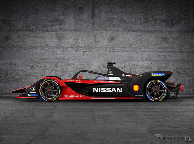 日産がフォーミュラE“シーズン6”のマシンカラーリングを披露した。
