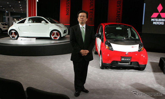 【ニューヨークモーターショー08】三菱 i MiEV、北米でも実証実験