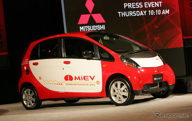 【ニューヨークモーターショー08】三菱 i MiEV、北米でも実証実験