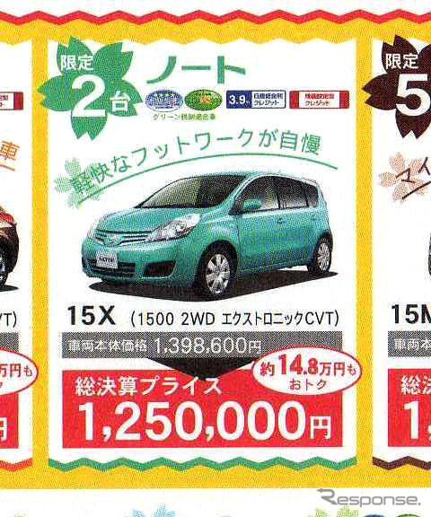 日産 キューブ、新型予告で現行型の価格に影響