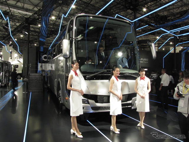 大型観光バス、エアロクィーン2019年モデル（東京モーターショー2019）