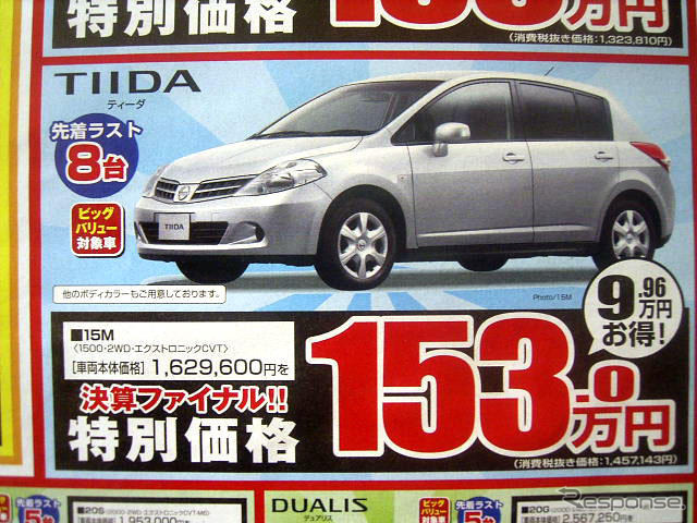日産 キューブ、新型予告で現行型の価格に影響