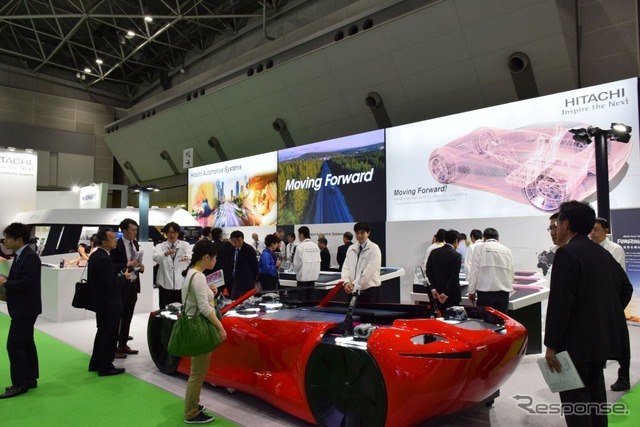 日立オートモーティブのCASE車両向け技術(東京モーターショー2019)