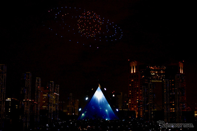 FUTURE DRONE ENTERTAINMENT Intel(R) Drone Light Show “CONTACT”