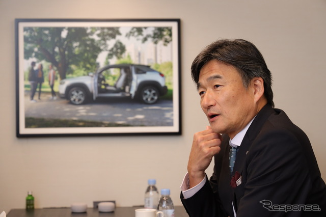 マツダ 専務執行役員のの廣瀬一郎氏(研究開発・コスト革新統括、パワートレイン開発・統合制御システム開発担当)