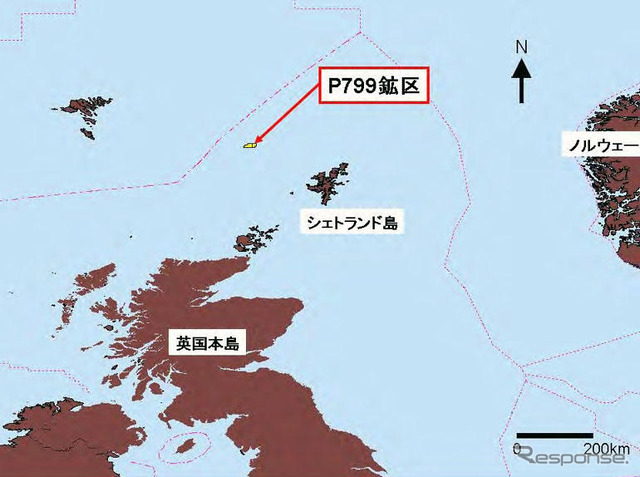 国際帝石、英国で初の権益取得