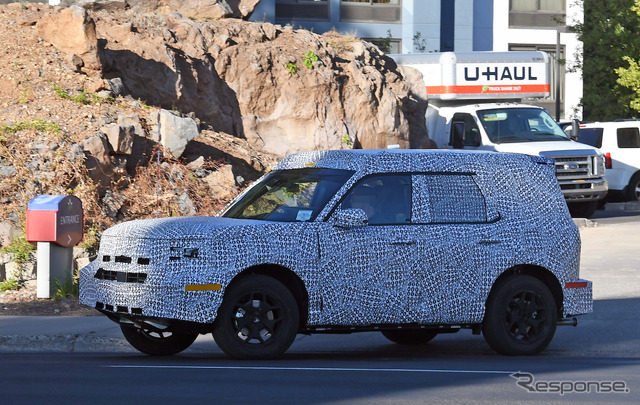 フォード 新型SUV 開発車両(スクープ写真)