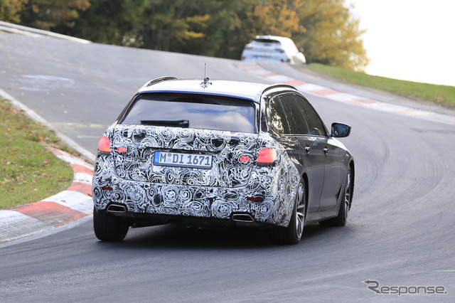 BMW 5シリーズ 改良モデル(LCI)プロトタイプ スクープ写真